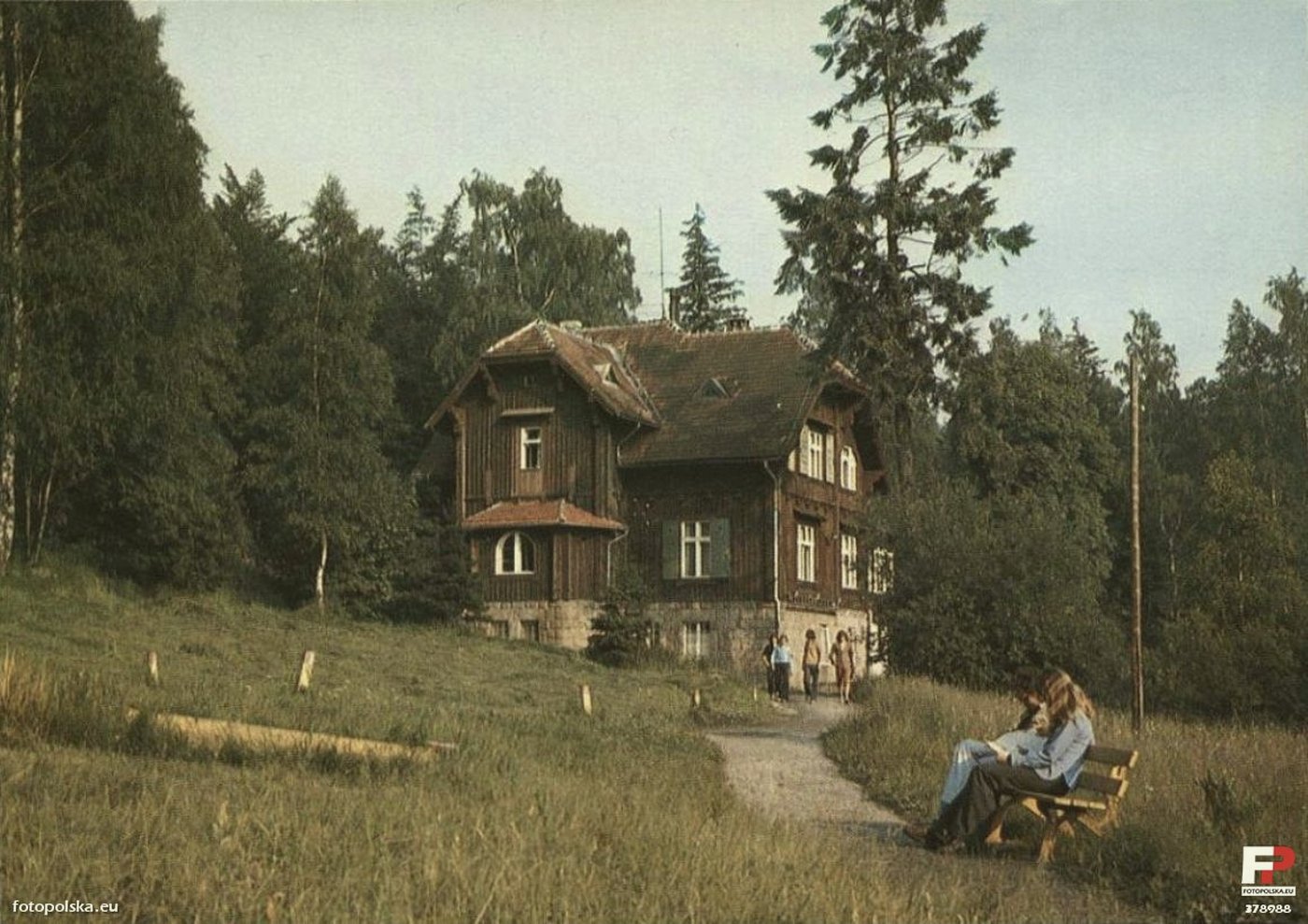 Dom w 1977 roku jako dom wypoczynkowy Farys